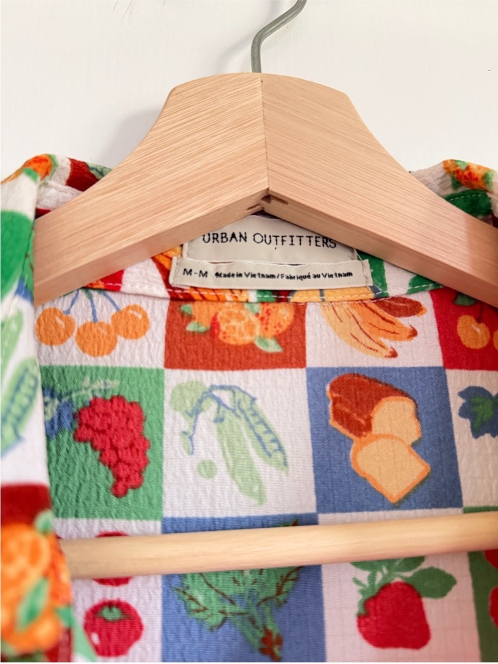 Urban Outfitters Fruit & Veggie Print Mini Dress - Picture 3 of 4